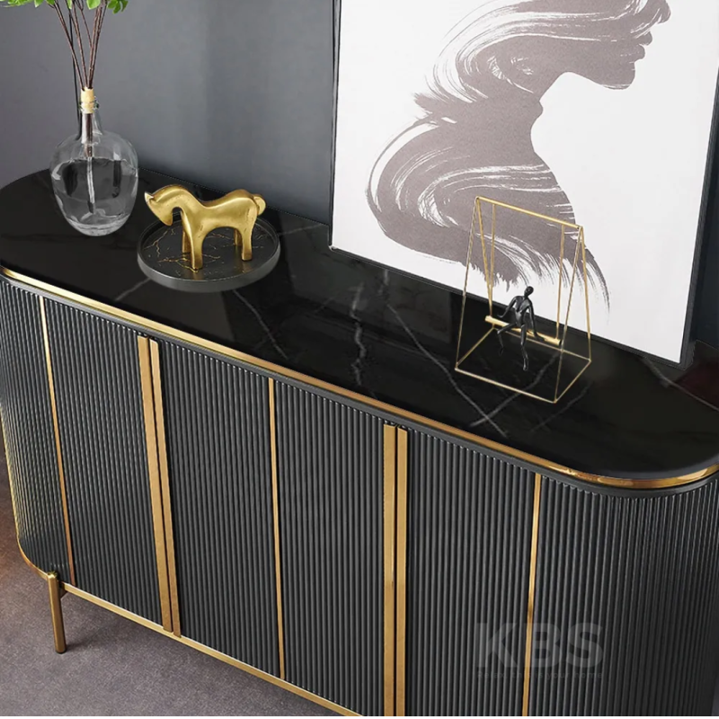 KBS 5FT Pafos Marble Sideboard