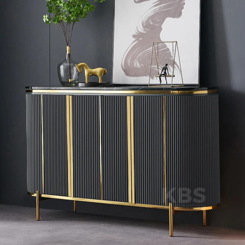 KBS 5FT Pafos Marble Sideboard