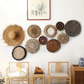 Boho Rattan Woven Wall Decor