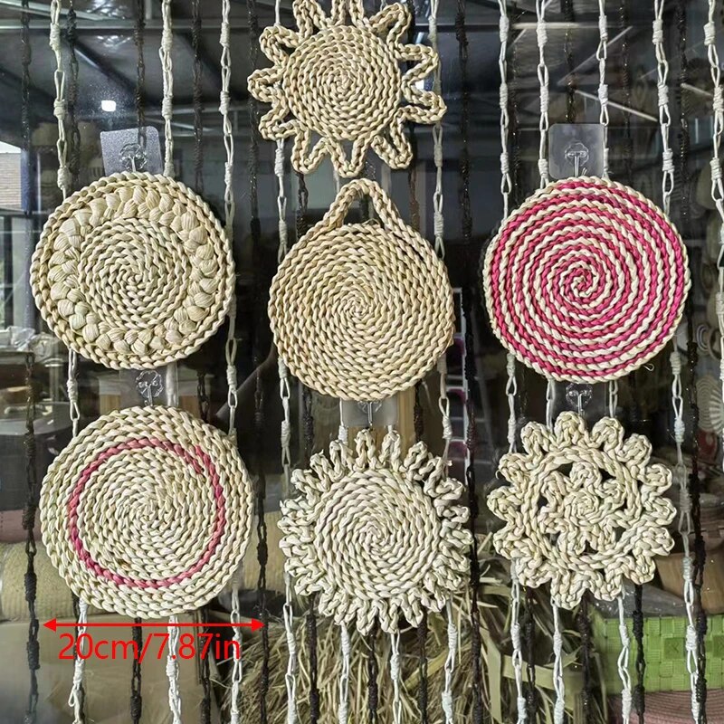 Boho Rattan Woven Wall Decor