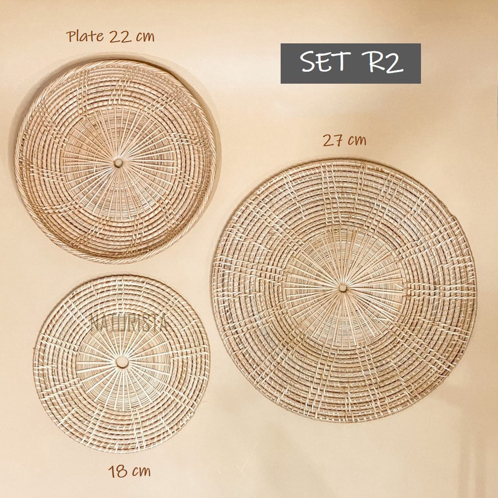 Natural Rattan Wall Hanging Tray