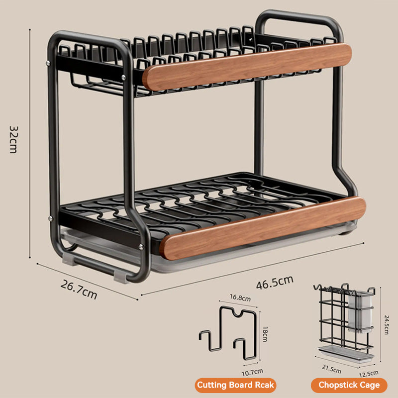 Multifunction Stainless Steel Dish Storage Rack