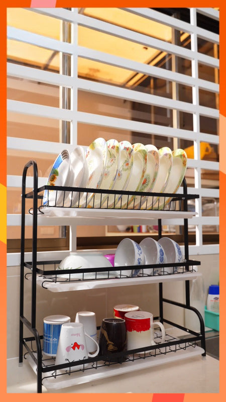 SIV Multi-Tier Stainless Steel Dish Rack