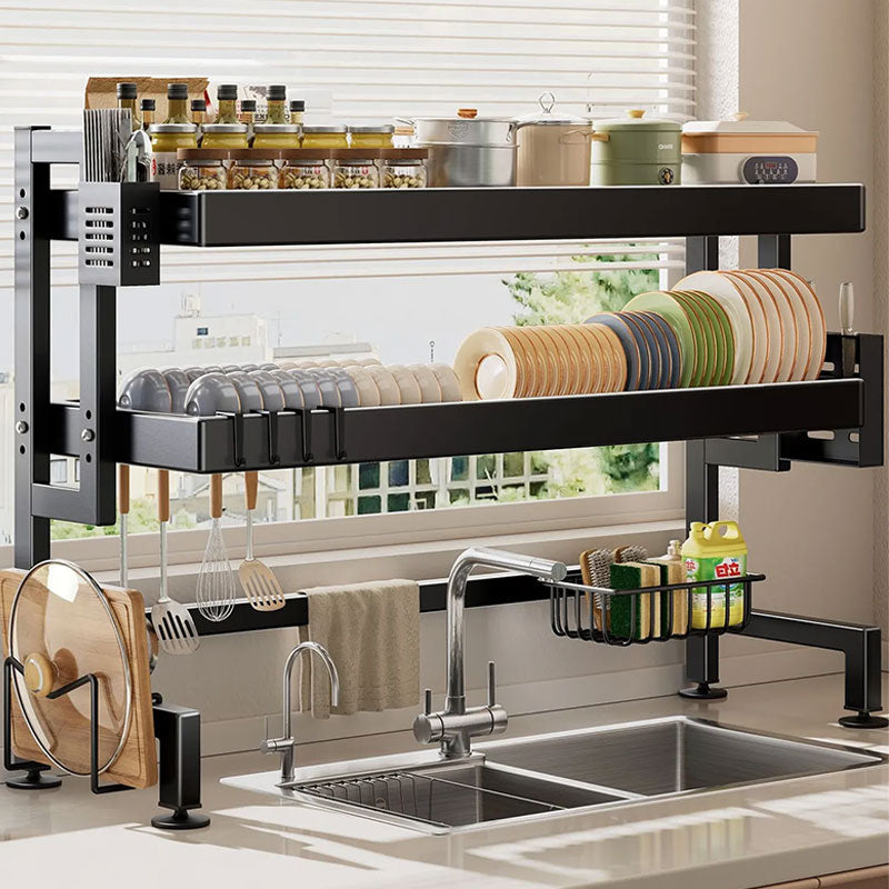 2 Tier Stainless Steel Dish Drying Rack