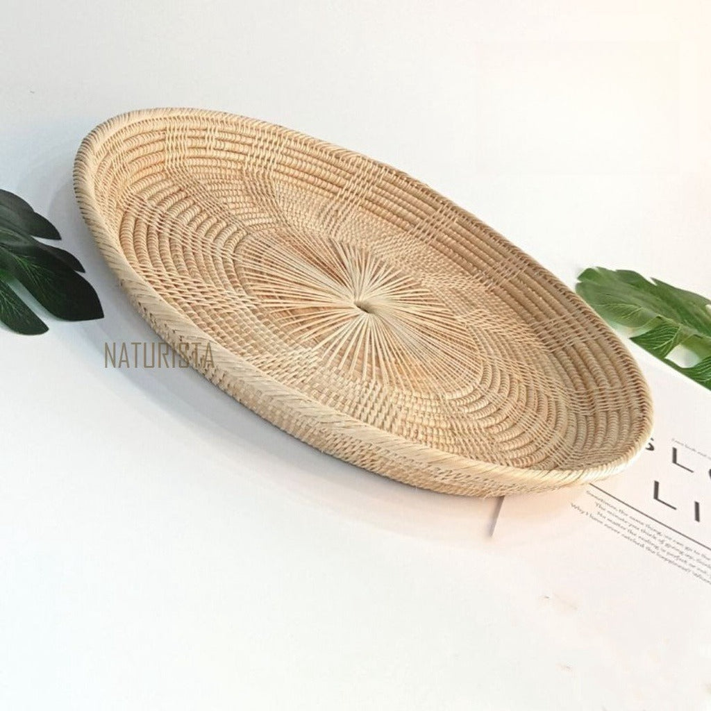 Natural Rattan Wall Hanging Tray