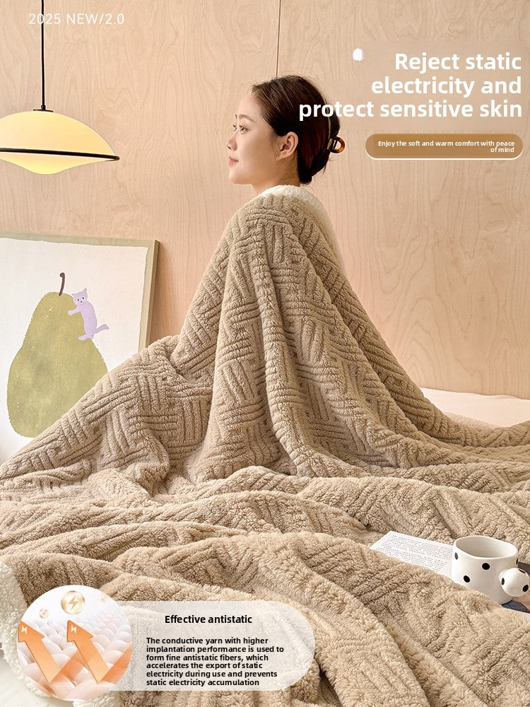 KAMONI | Thick Lamb Wool Blanket