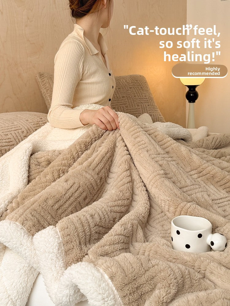 KAMONI | Thick Lamb Wool Blanket
