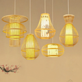 SANGEJIANGREN Bamboo Rattan Pendant Light