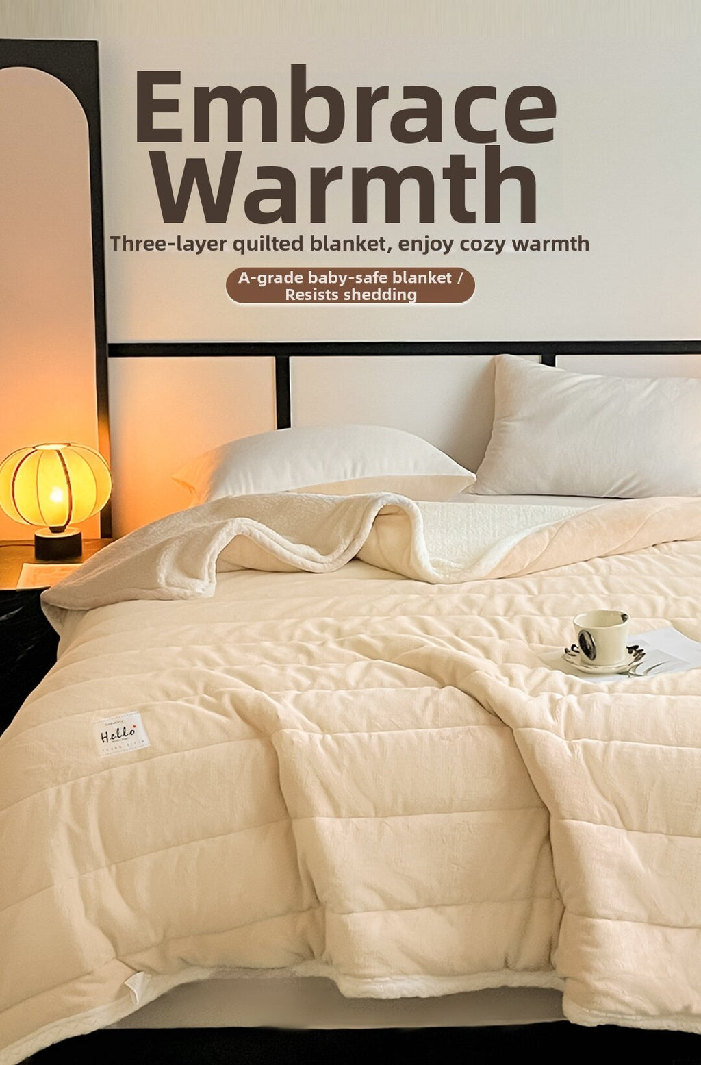 YANYANGTIAN Thick Lamb Wool Blanket