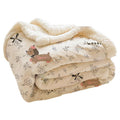 YANYANGTIAN Thick Lamb Wool Aircon Blanket