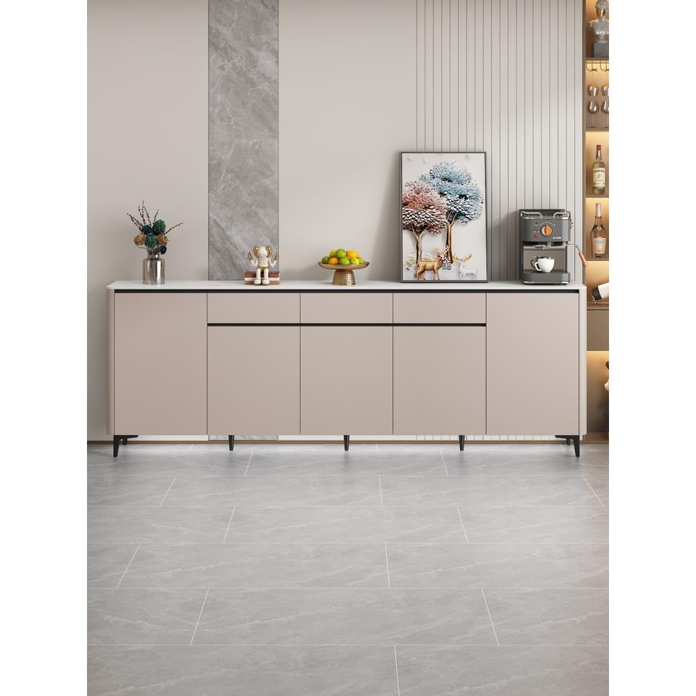 Curved Luxe Stone Sideboard