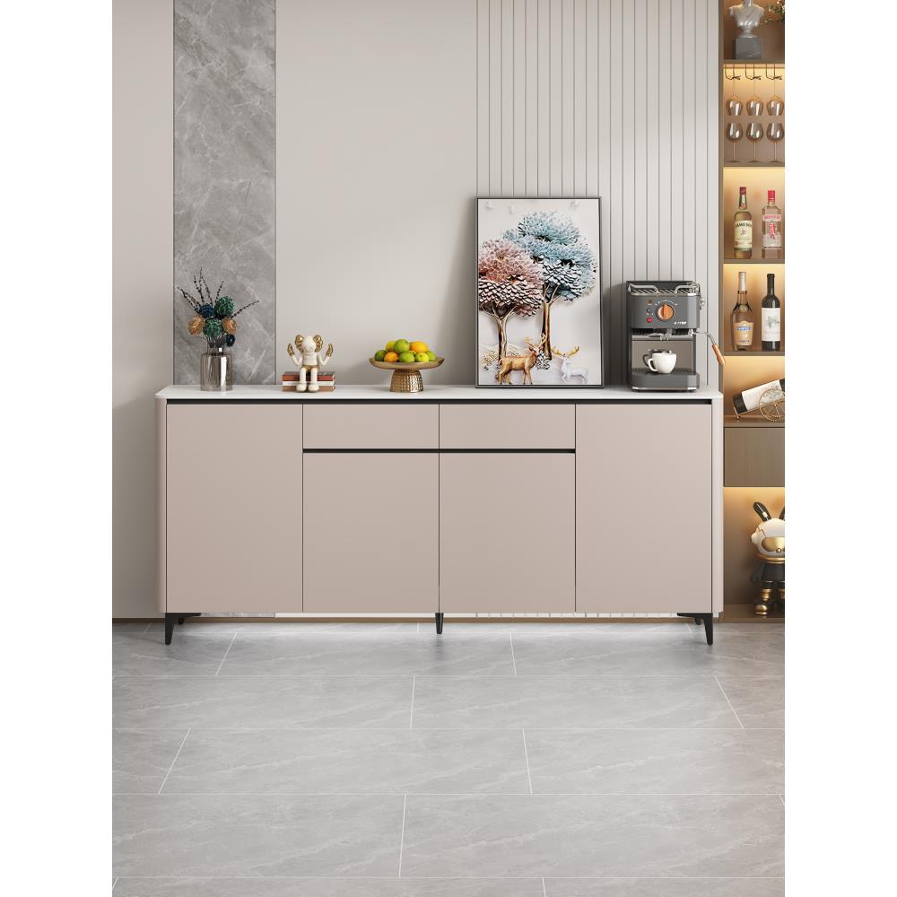 Curved Luxe Stone Sideboard