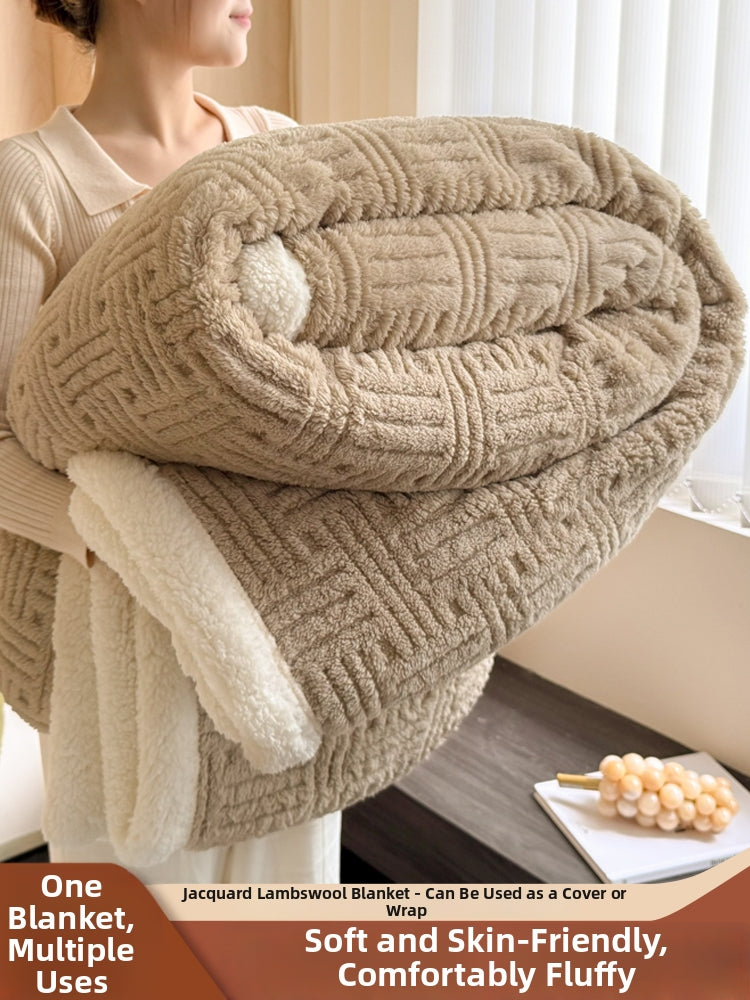 KAMONI | Thick Lamb Wool Blanket