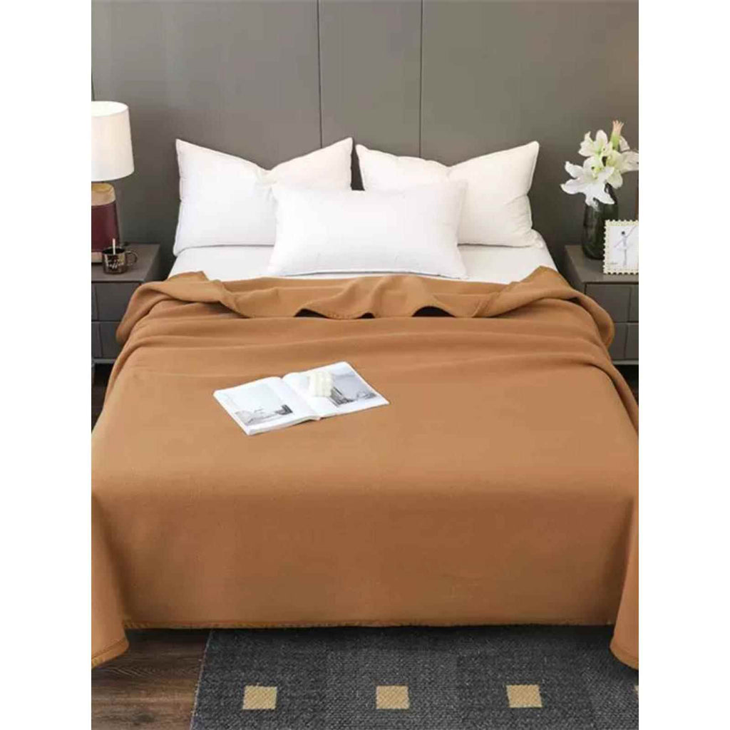 MUHUALAN Luxury Hotel Thick Wool Blanket