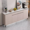 Curved Luxe Stone Sideboard