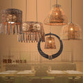 Rattan Woven Chandelier