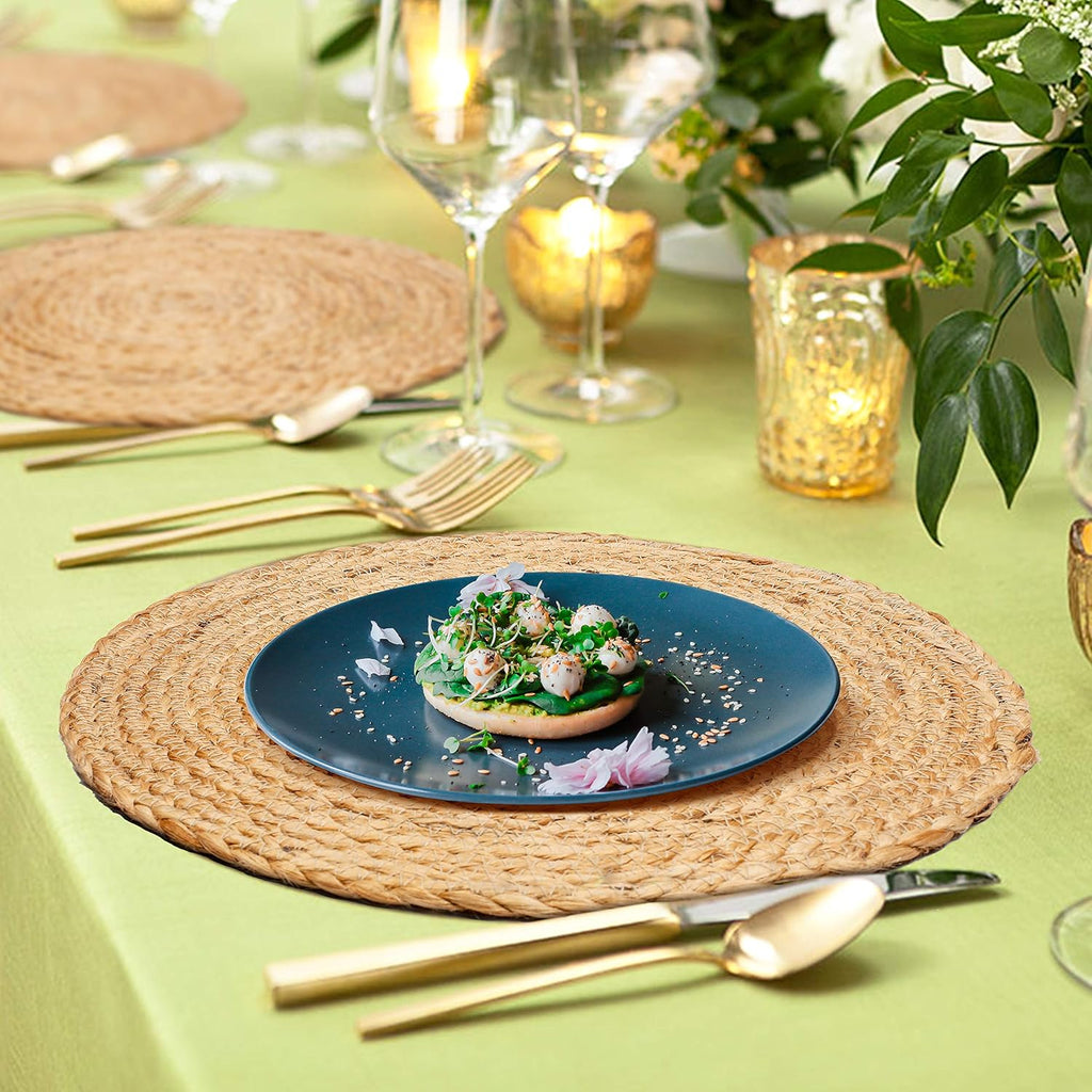 Handwoven Rattan Dining Placemats