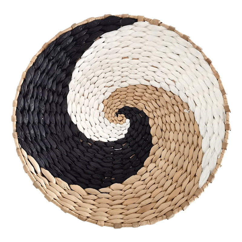 Boho Rattan Wall Hanging Plates