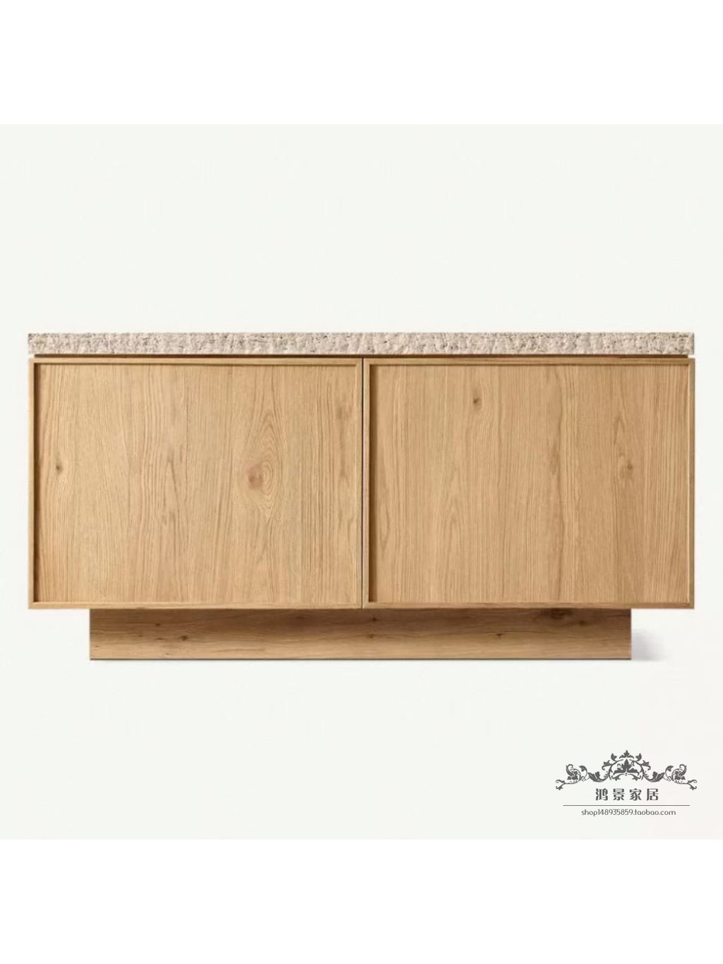 Designer Solid Wood Display Sideboard
