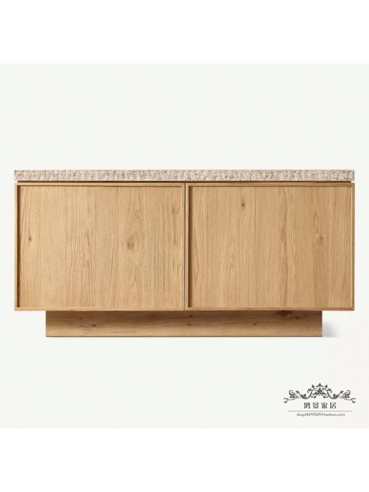Designer Solid Wood Display Sideboard