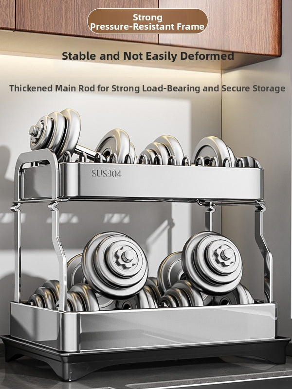 HANYUXUAN 304 Stainless Steel Dish Rack