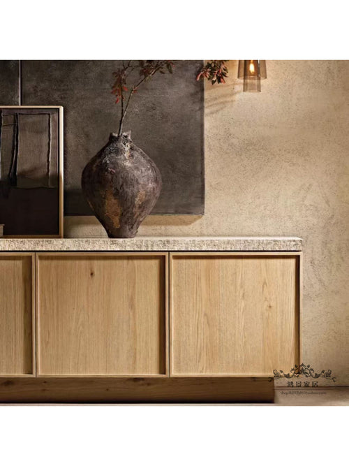 Designer Solid Wood Display Sideboard