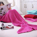 Solid Color Imitation Cashmere Mermaid Blanket