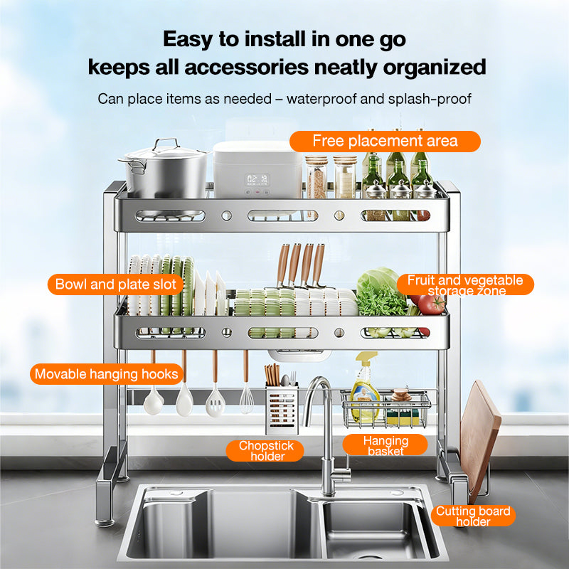 NINI Stainless Steel Dish Drying Rack